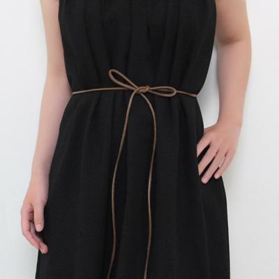 Imitation Leather Belt Lace-up Decorative Waistband Dress Shirt Tops Belt Versatile Fashion Accessory