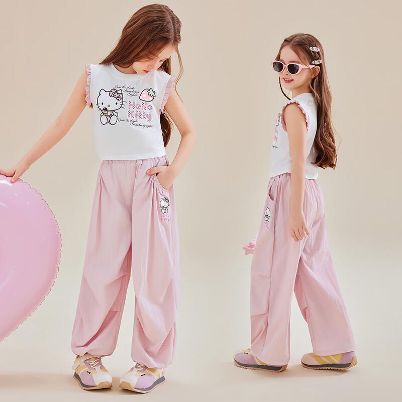 

Hello Kitty Girls Summer Sleeveless Two-Piece Set 130