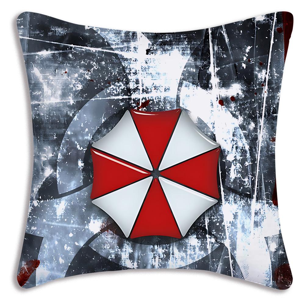 Hot Luxury Umbrella Corporation Pillow Covers Cartoon Sofa Decorative Home Double-Sided Printing Short Plush Cute Cushion Cover