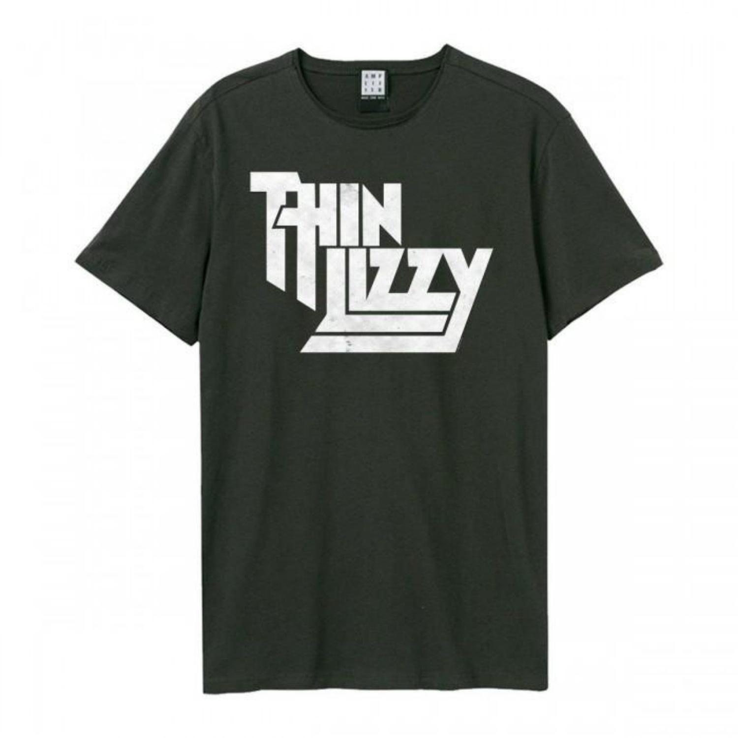 Amplified Unisex Adult Thin Lizzy Logo T-Shirt S