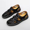 New Summer Leather Male Sandals Lightweight Men's Hollow Out Shoes Outdoor Comfortable Beach Sandals Breathable Casual Sneakers