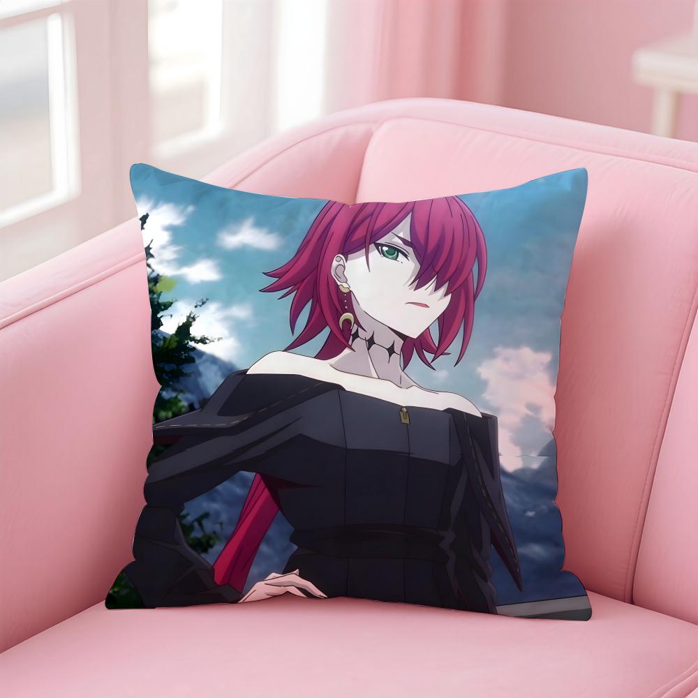 Ragna C-Crimsons Anime Cushion Cover Comfortable Reversible Pillow Cover Ideal For Car Sofa Bedroom & Beyond