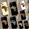 Africa Map Geography Case For Xiaomi 15 Ultra Mi 13 14 11T 12T 13T 14T Pro POCO F7 F5 F6 X3 X5 X6 X7 Pro Cover
