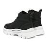 Skechers Roadies Comfortable Simple High-Top Canvas Shoes Women Sneakers Black 177260-BLK