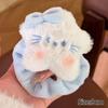  Cartoon Hairband Face Wash Makeup Hairband  Kuromi Plush Absorbent Headband Plush Towel Headband Decoration