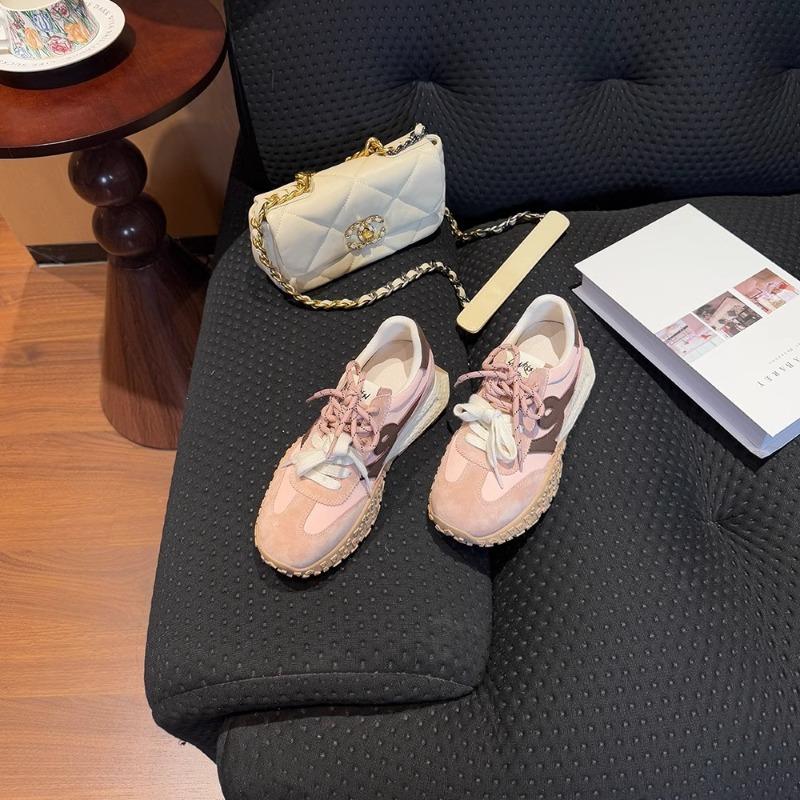 

Spring and Autumn New Fashion Versatile Platform Sports Casual Shoes Women s Shoes 39 розовый