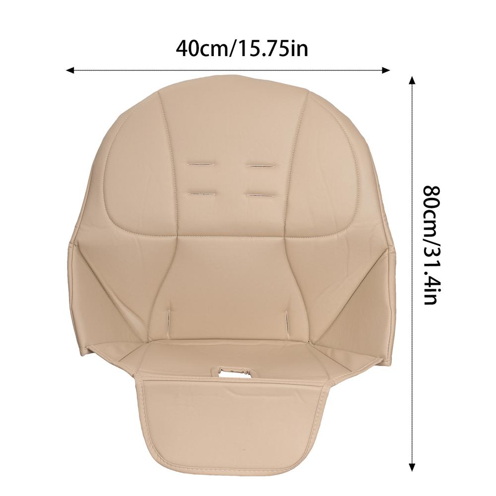 Dining Chair Cushion Kids Stay In Place Backing Seat Pad Cushion Leather Anti-Scratch Easy Clean Chair For Antilop High Chair