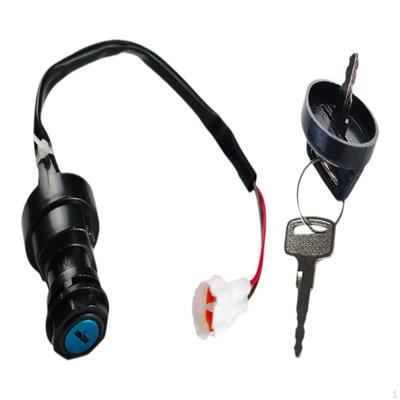 Ignition Switch with Keys Key Starter Waterproof Easy To Install Assembly for