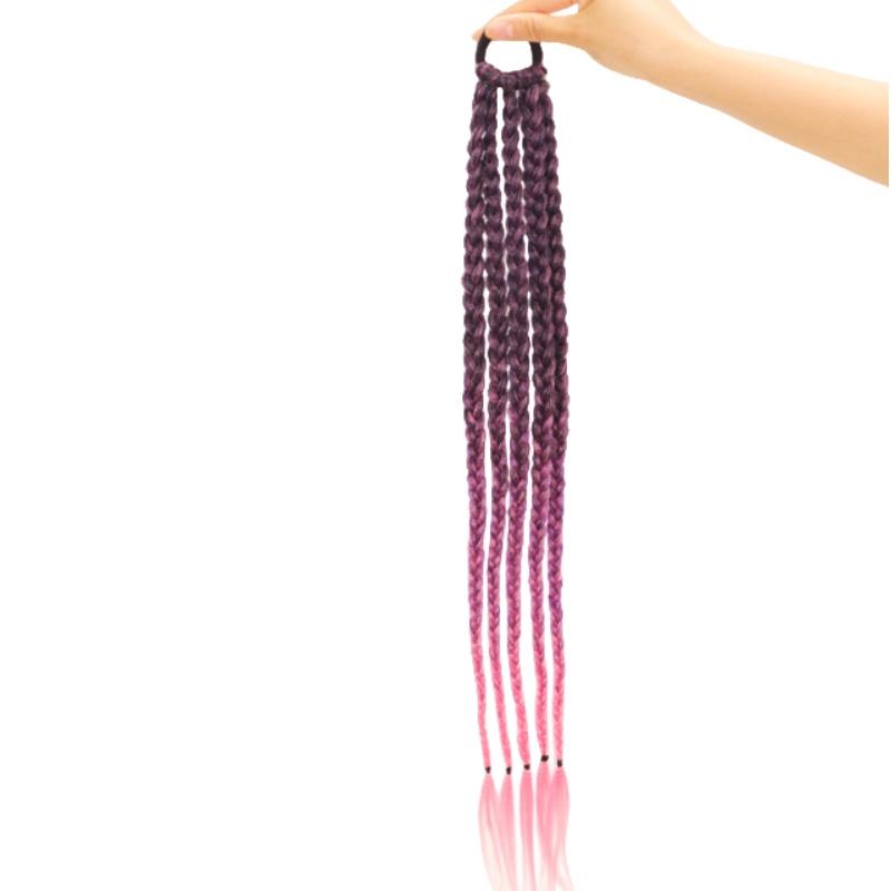 

Gradient Ribbon Braided Hair Clip Ponytail Extension By Xulu Unique Dirty Braided Hair Accessory For Women Characters)