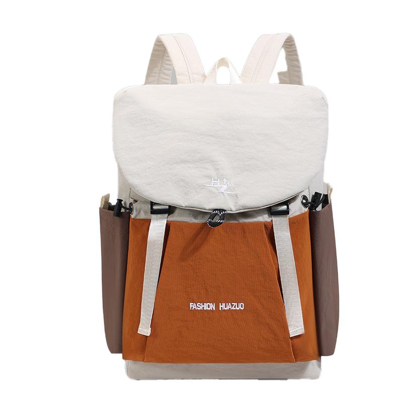 New Middle School Student Backpack Bag Anti-splashing Female Light Junior High School Student Schoolbag Large Capacity Backpack