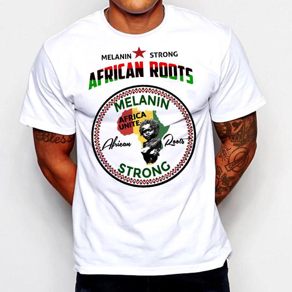 Black History Month Africa Map Malcolm X Angela Davis VI Unisex T-Shirt M