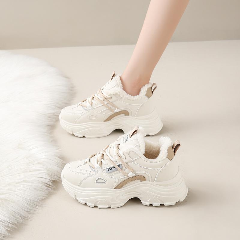 Dad shoes women ins winter new thick-soled sports versatile, lightweight to increase height and leisure