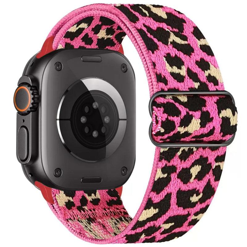 Elastic Nylon Loop Strap For Apple Watch Ultra 3/2/1 49mm 11 10 46mm 42mm Bracelet Wristband iWatch 9 8 7 6 5 4 SE 45/41/44/40mm