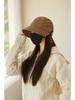 New Equestrian Hat Pleated Corduroy Bucket Hat Autumn New Sunscreen Hat Basin Hat Fit for Outdoor, Casual & Formal Events