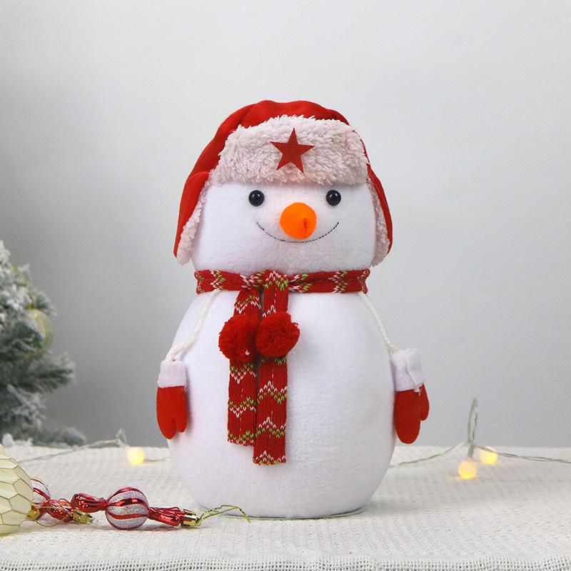 Christmas decorations snowman doll table top ornament Christmas gift Christmas tree accessories snowman