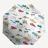 Cute Cars Theme Automatic Umbrella, Lightweight & Portable, 8 Rib, Perfect for Outdoor Travel, Birthdays, Christmas, Gifts.
