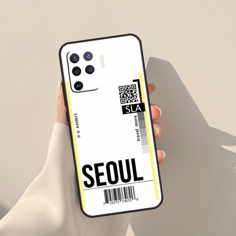 

Fly Ticket Air Tickets Travel Label Case For Oppo A58 A18 A38 A78 A98 A60 A80 A40 A96 A76 A16 A94 A74 A54 A15 A17 A57 A77 A5 Pro OPPO A17