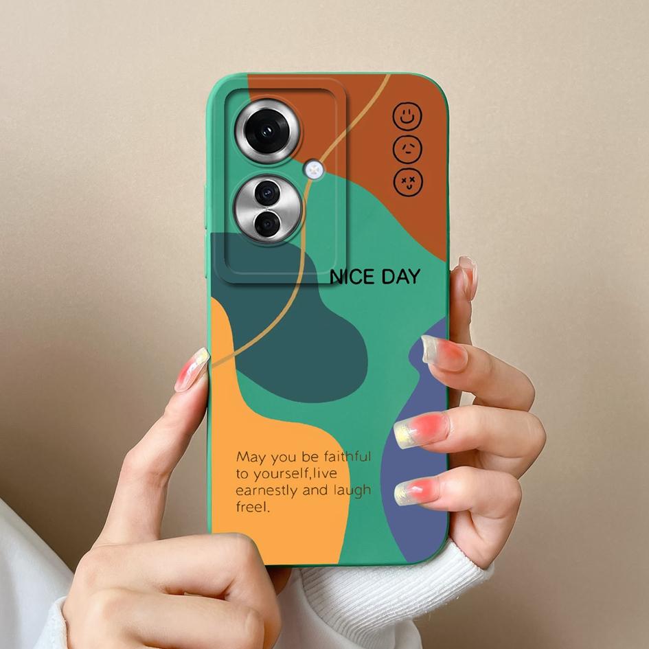 Für OPPO A59 A2M A1i Realme 12x Telefonhüllen Matt Flüssiges Weiches Silikon Mode Karomuster Stoßfest Hochwertige Beliebte Rückseitenabdeckung Schale für OPPO