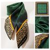 Camellia Print Mulberry Silk Square Scarf - Elegant Luxury Women's Accessory