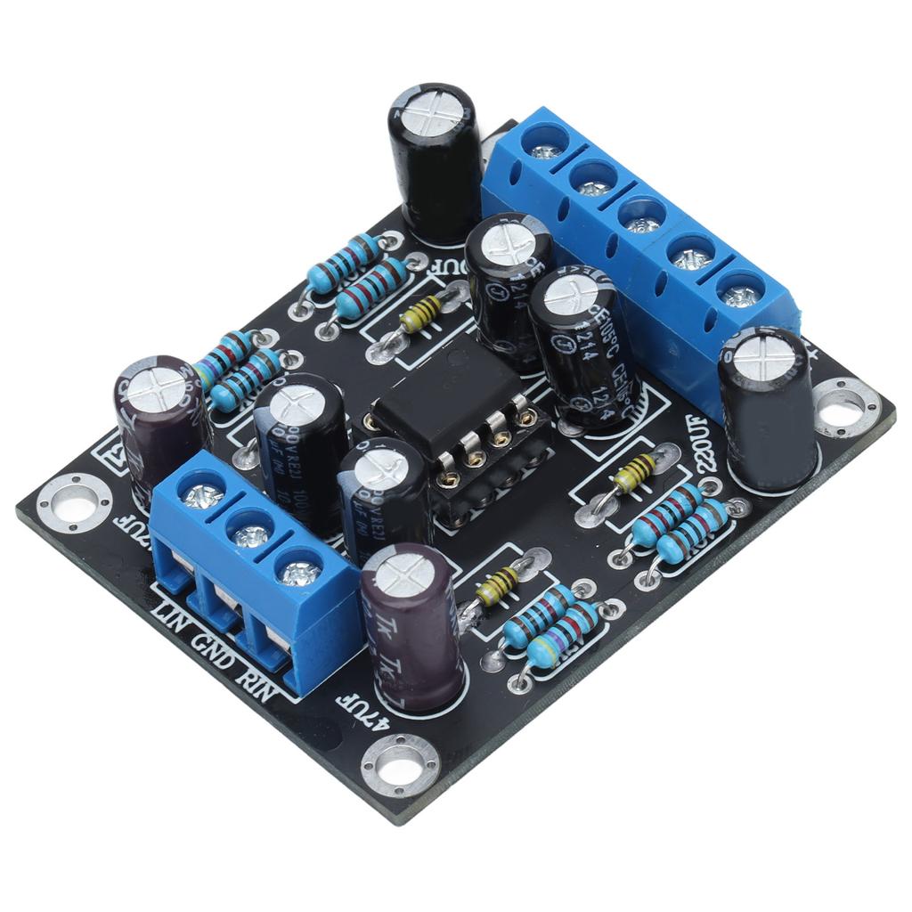 2-Kanal Audio Vorverstärkerplatine Einzelversorgung Auto Lautsprecher Vorverstärker Verstärkungsmodul