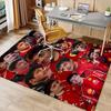 C-charles Leclerc F1 Racing Printed Absorbent Washable Carpet,Non-Slip Bathroom Mats,Kitchen Rugs,Living Room Entrance,Camping Picnic Rugs