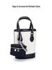 Top Grain Cowhide Bag Charm: Compact Coin Purse & Earphone Holder with Lanyard