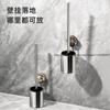 Stainless Steel Toilet Brush Suction Cup Wall-Mounted Bathroom-Specific Tool for No Dead Angle Toilet Cleaning
