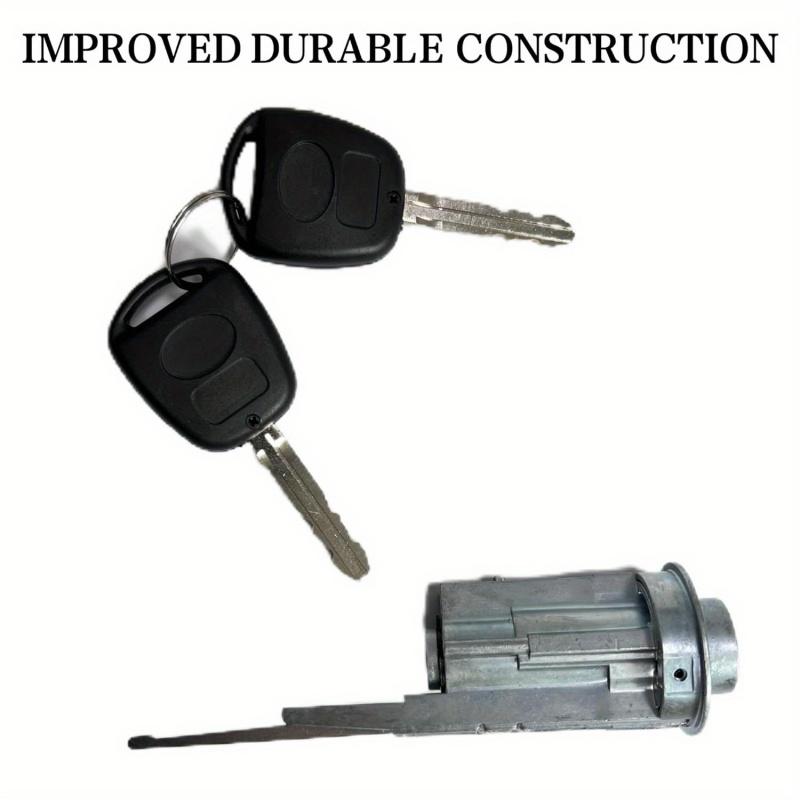 Ignition Lock Cylinder Switch with 2 Keys for Toyota Tundra 2003-2006 Sequoia 2001-2007 Avalon 2005-2012 Replace 89703-33070