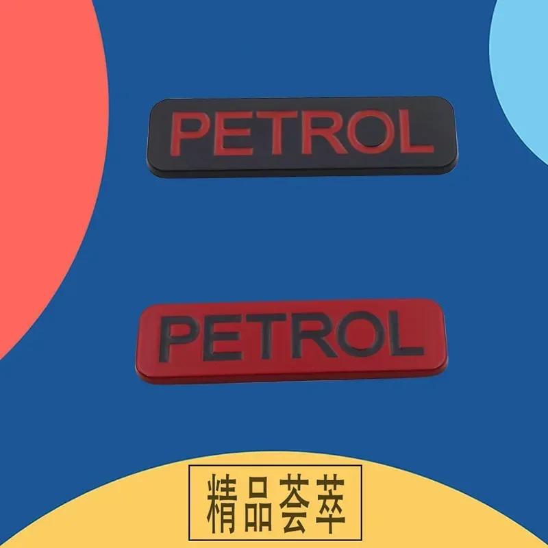 3D Premium Petrol Oil Vehicle Fuel Marking Car Engine Hood Fender Tail Rear Decal Emblem Badge Sticker for Universal