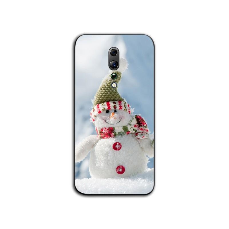 Winter Christmas Snow Tree Pattern Phone Case For OPPO Find X5 X3 X2 A93 Reno 8 7 Pro A74 A72 A53 Soft Black Phone Cover
