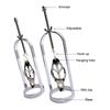 Stainless Steel Nipple Clamps with Chain Adult Sex Toys for Men Women SM Play Erotic Stimulation Pair