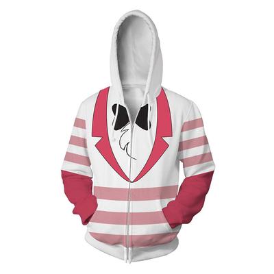 Unisex Streetwear Helluva Boss Fizzarolli Cosplay Zip-up Hoodie Winter Long Sleeve Hooded Sweatshirts Graphic 3D Printing Hoody
