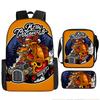 Christmas Backpack, 3D Digital Printed Backpack, Shoulder Bag, Pencil Case, Three-Piece Set