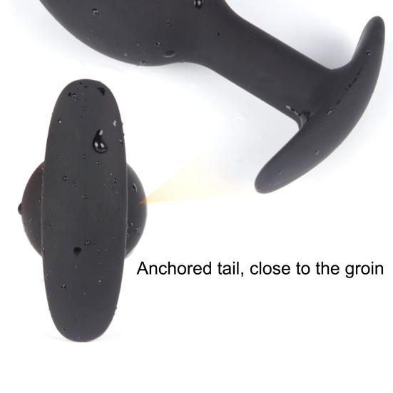 Unisex Soft Silicone G-pot Expansion Dilator Massager Anal Butt Plug Sex Tool