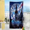 Bayern Munich Fan Gear Customize Text Beach Towel Soft Durable Quick-Dry Suitable for Swimming Gym Camping Yoga Vacation