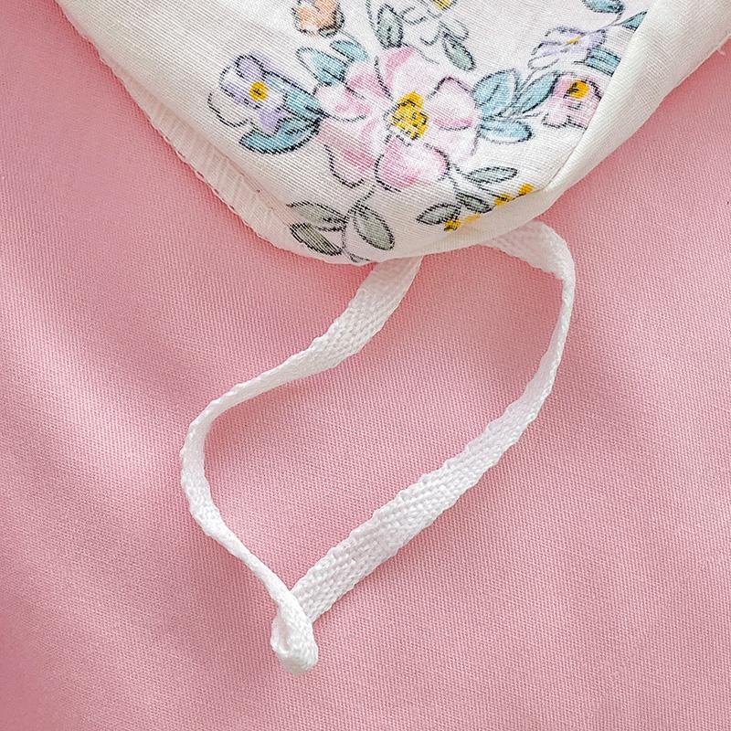 1Pc Pastoral Floral Duvet Cover Colorful Flowers 100% Cotton Skin-friendly Breathable Comforter Cover for Kids Teens Adults