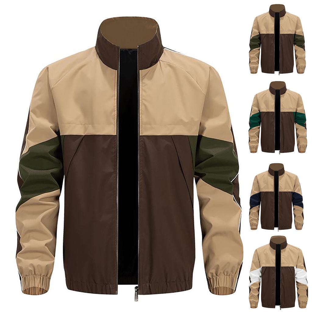 Men'S Loose Jacket Fashionable Multi Pocket Jacket