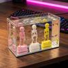 3D Printed Dancing Skeleton Aquarium Bubbler Gothic Air Driven Fish Tank Dance Skull Ornament with Air Tube Fish Tank Decoration