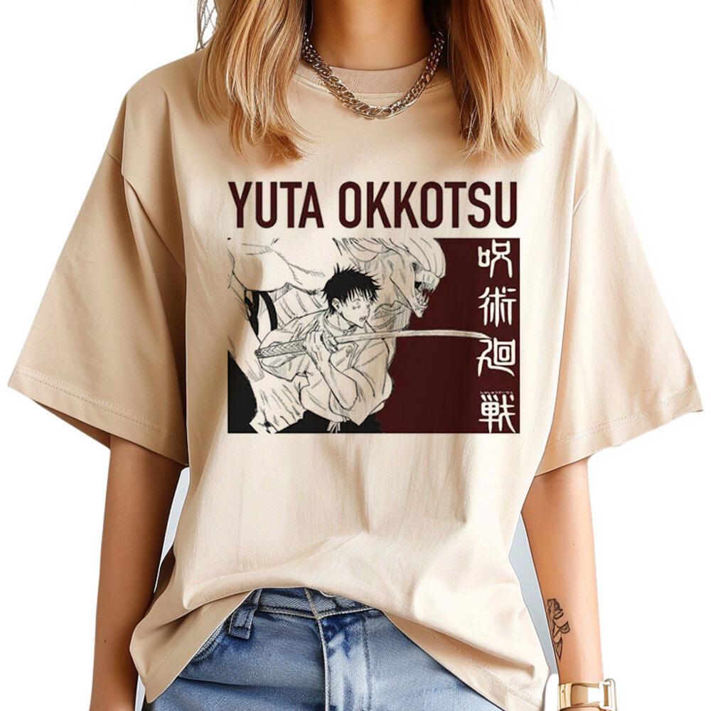 Jujutsu Kaisen Gojo tshirt Women hip hop Breathable aesthetic 2000s anime Punk top tees University Pop Culture streetwear kawaii