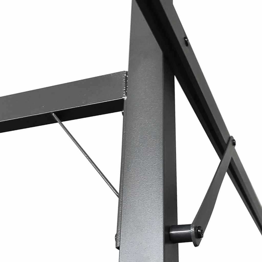 Vidaxl Pergola Ze Zwijanym Dachem, Antracytowa, 295X292X230 Cm