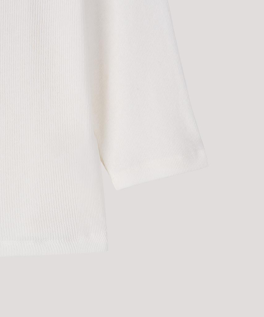 Deolil Cotton Half Cardigan_Ivory