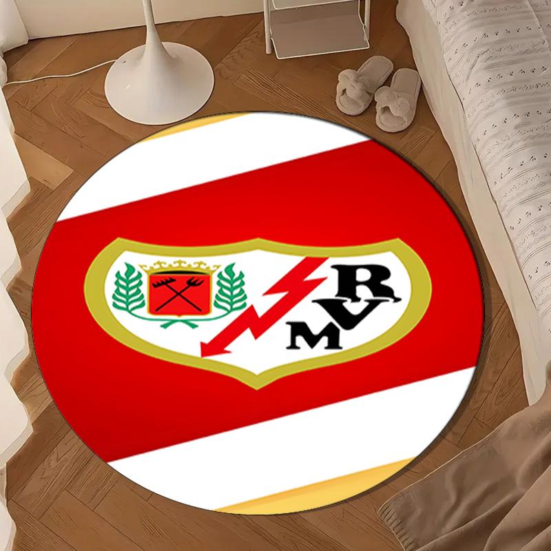 1PC Rayo Majestic Emblem Round Rug for Livingroom,Bedroom, Palyroom, Chair Rug, Area rug, Circle Carpet, Large Size Fan Christmas gift