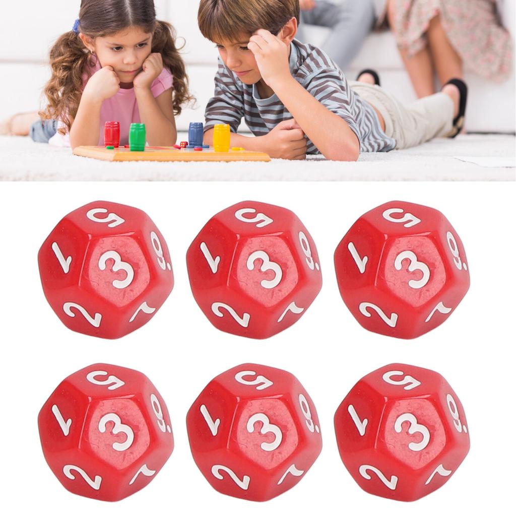 40Pcs 12 Sided Dice Set Polyhedral Dice for Family Party Board Game Pub Game