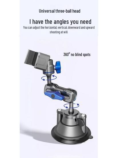 New Anti-Shake In-Car Suction Cup Mount for DSLR Cameras and Vlogging