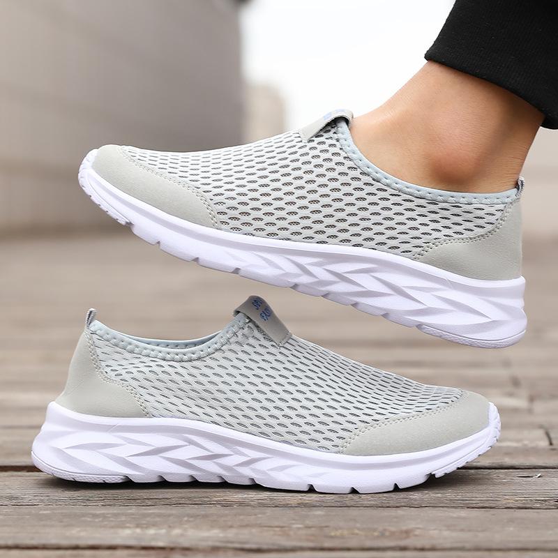 Non-slip Men's Casual Mesh Men's Shoes Soft Sole Light and Breathable Men's Breathable Light and Comfortable