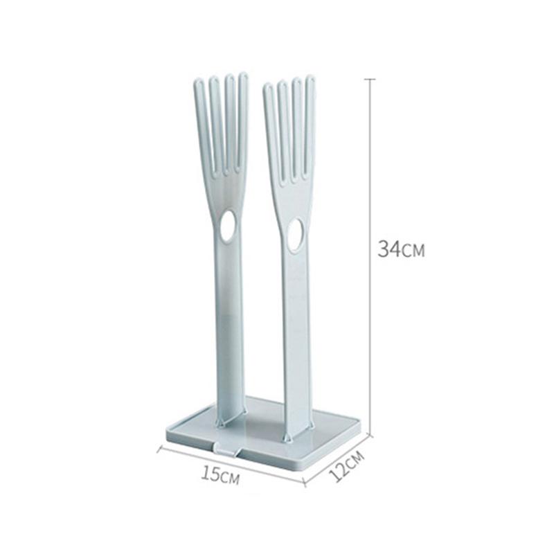 Kitchen Glove Stand Holder Rubber Glover Dryer Rack Kitchen Sink Accessories Towel Holder Practical Kitchen Storage Tools