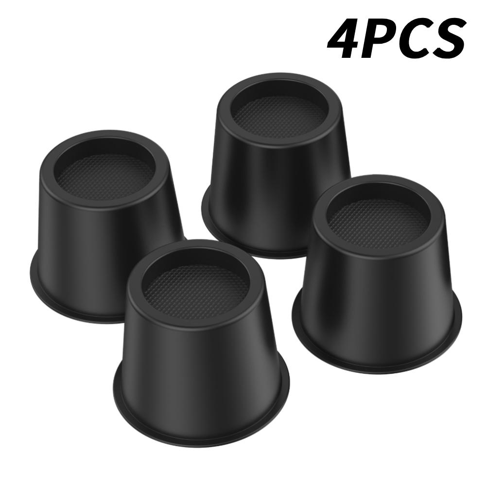 

4/6Pcs Heavy Duty Furniture Riser 4 Inch pp Round Sofa Lift Riser Supports Up to 1500 lbs for Table Bed Chair Bottom Leg Raiser