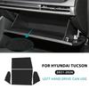 Top Suede Car Co-Pilot Toolbox Sticker For Hyundai Tucson NX4    2024 2025 2026 Interior Trim Protect Accessories