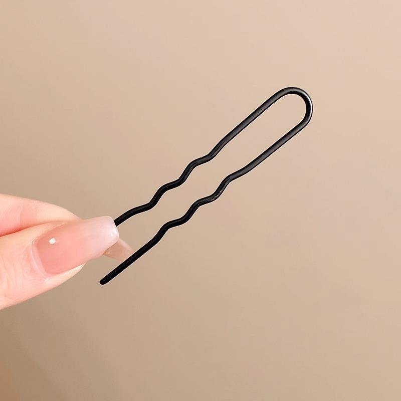 Elegant U-Shaped Chinese Hairpin: Women's Bun Tool, Decorative Insert Comb, Premium Hair Accessory