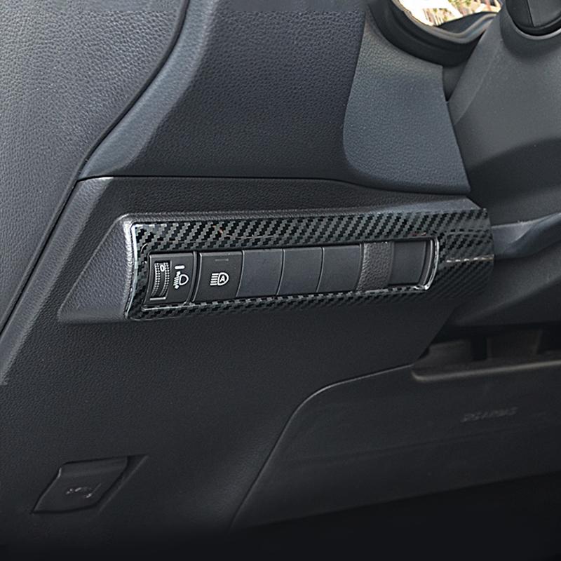 Edelstahl Auto Kopf Lampe Licht Schalter Scheinwerfer Einstellung Knopf Panel Control Trim Für Toyota Corolla - 2022 2023